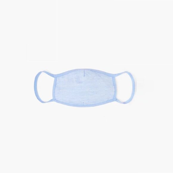 Tuckernuck Chambray Swiss Dot Civilian Face Mask Fabric Facial Covering Reusable - Picture 2 of 5